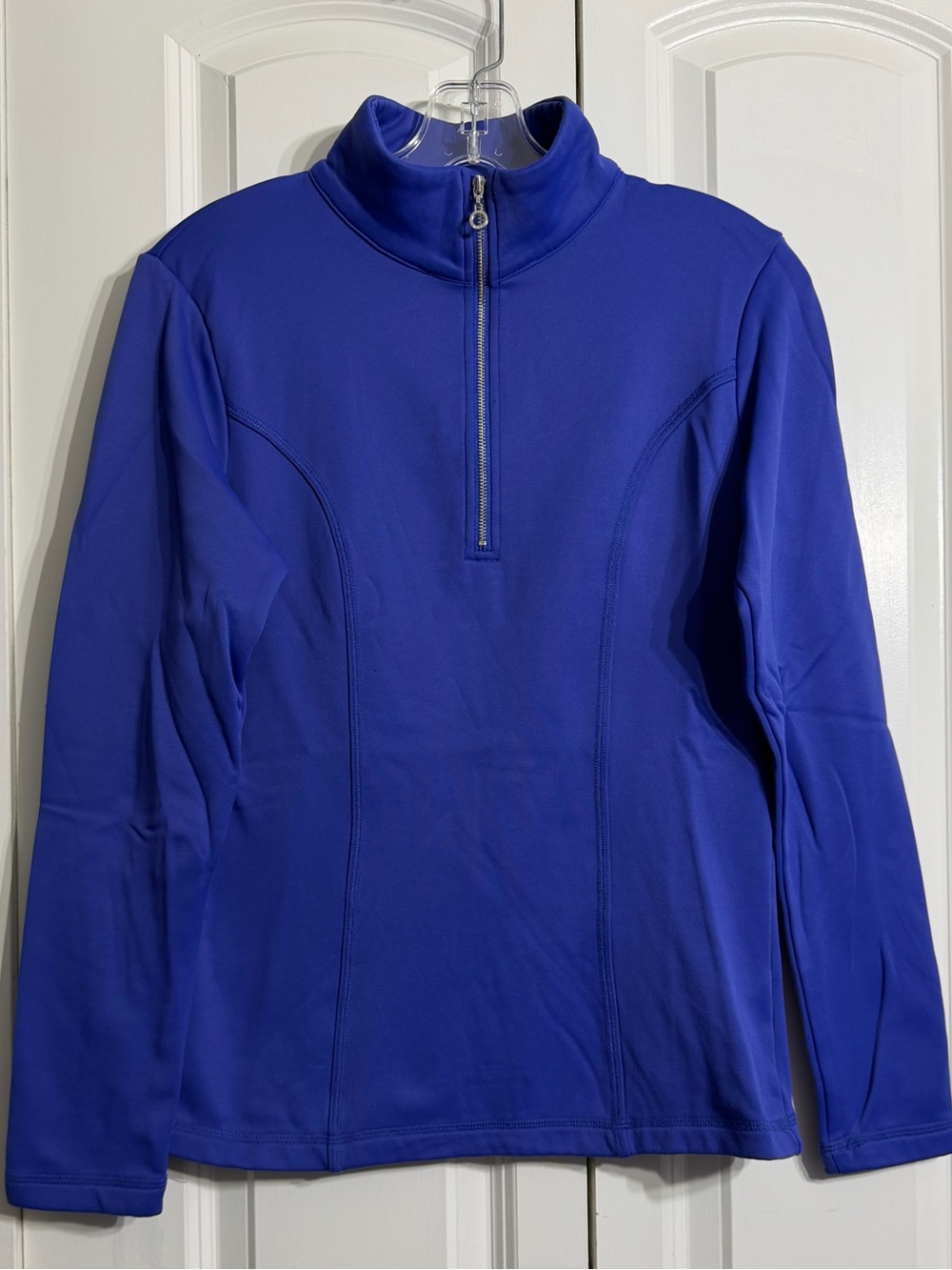 NILS Royal Blue 1/4 Zip Performance Women's Mid-Layer Sweater Size S